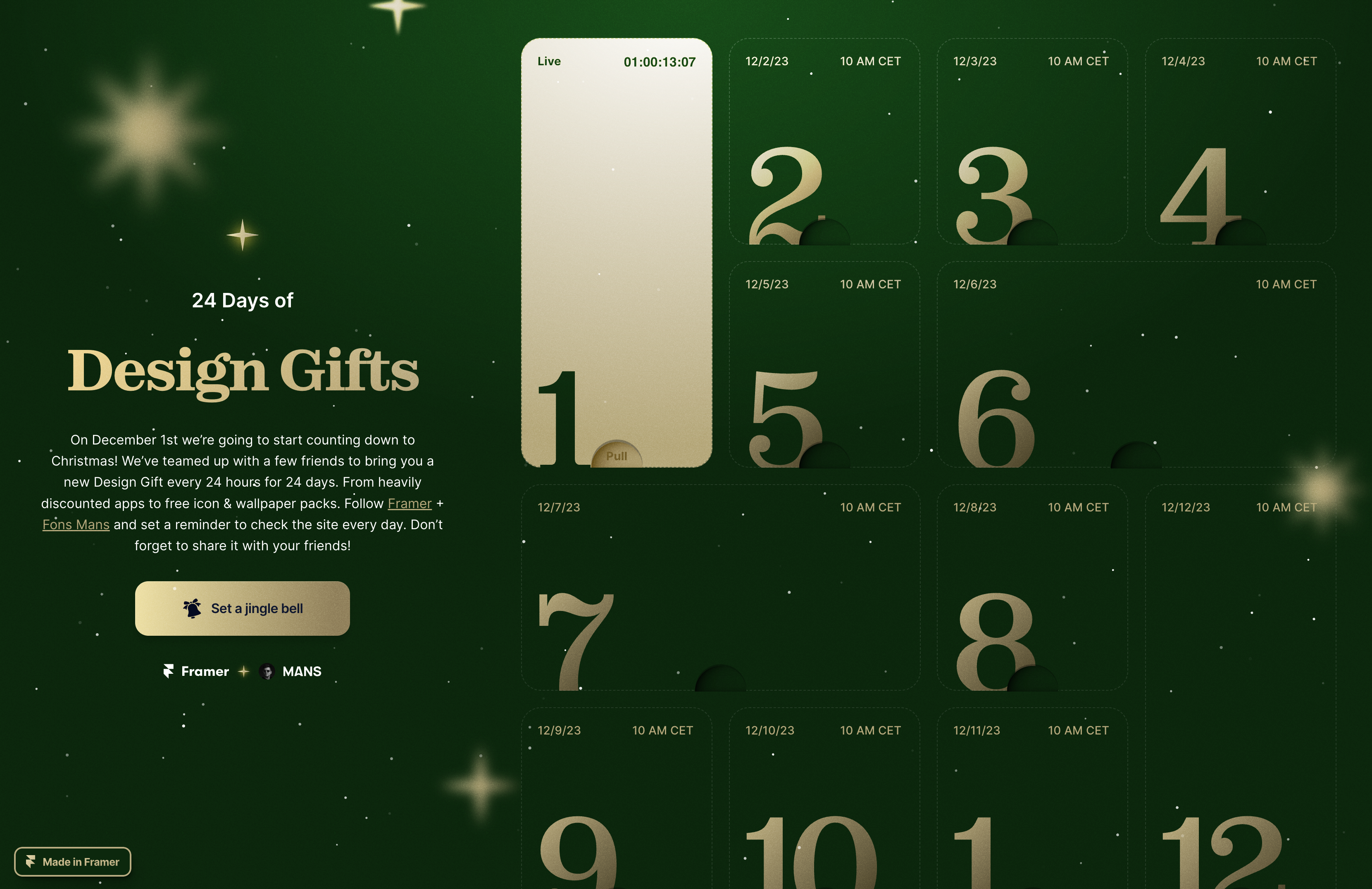 Design Gifts 2023 Advent Calendar media 1