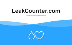 Leak Counter - Track our Water Waste media 1