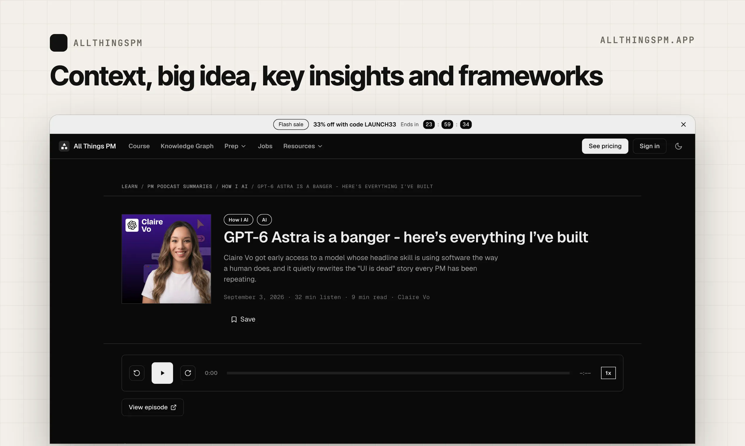 PM Podcast Summaries by AllthingsPM gallery image