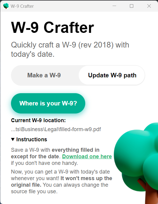 W-9-Handwerk - Ein Werkzeug für US-Freiberufler, um W-9 mit einem Klick zu machen! Medien 4