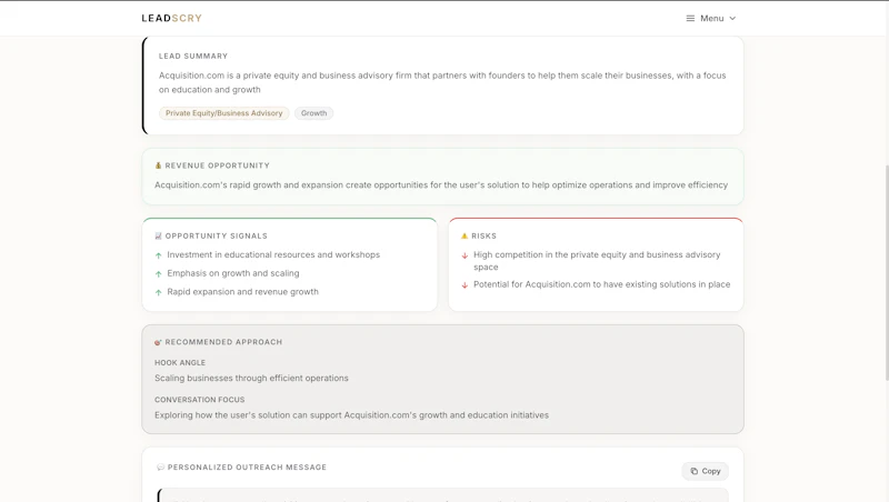 LeadScry screenshot 5