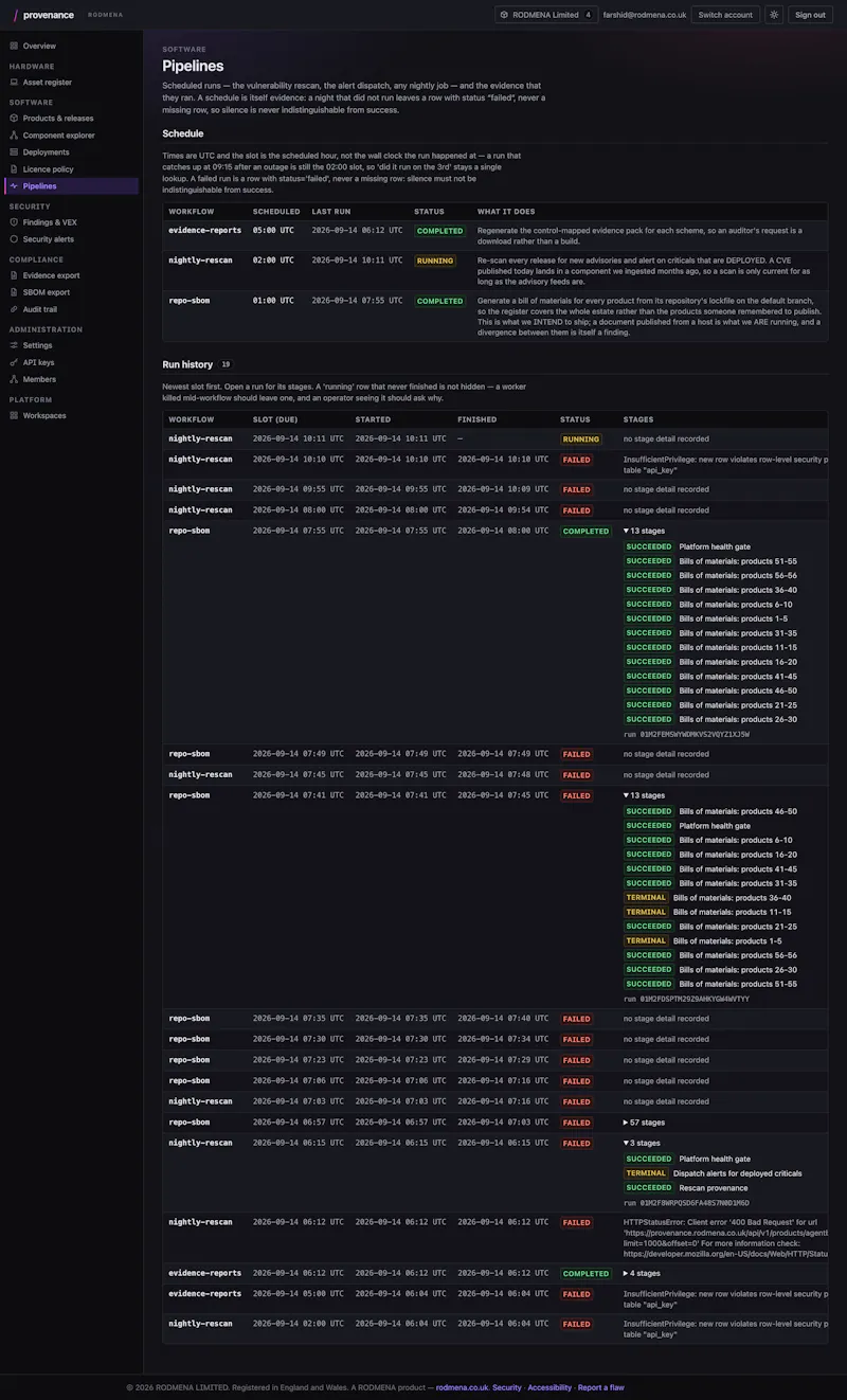 Provenance screenshot 6
