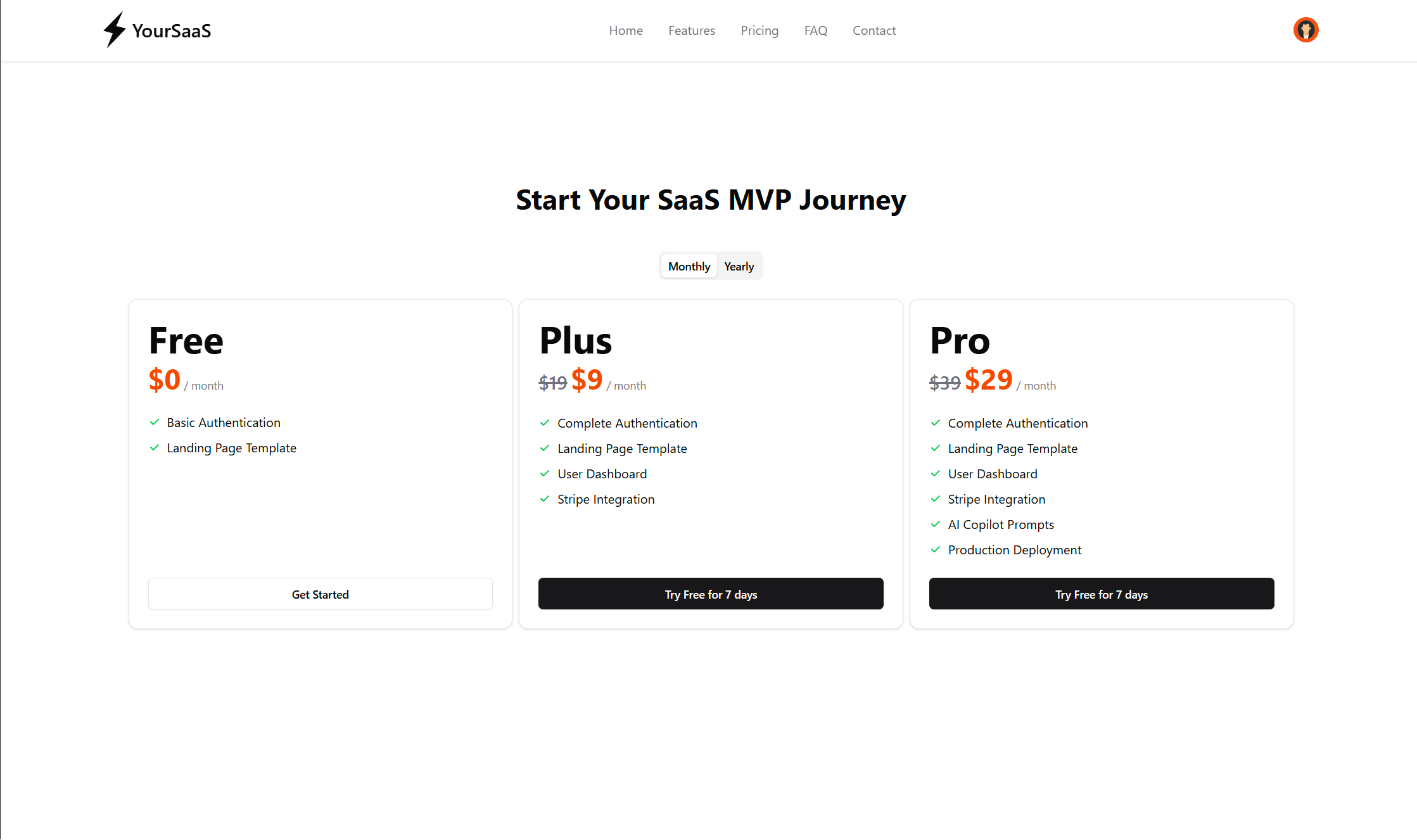 สลักเกลียว - เปิดตัว Saas Fast ด้วย Sveltekit, Supabase & Stripe media 5