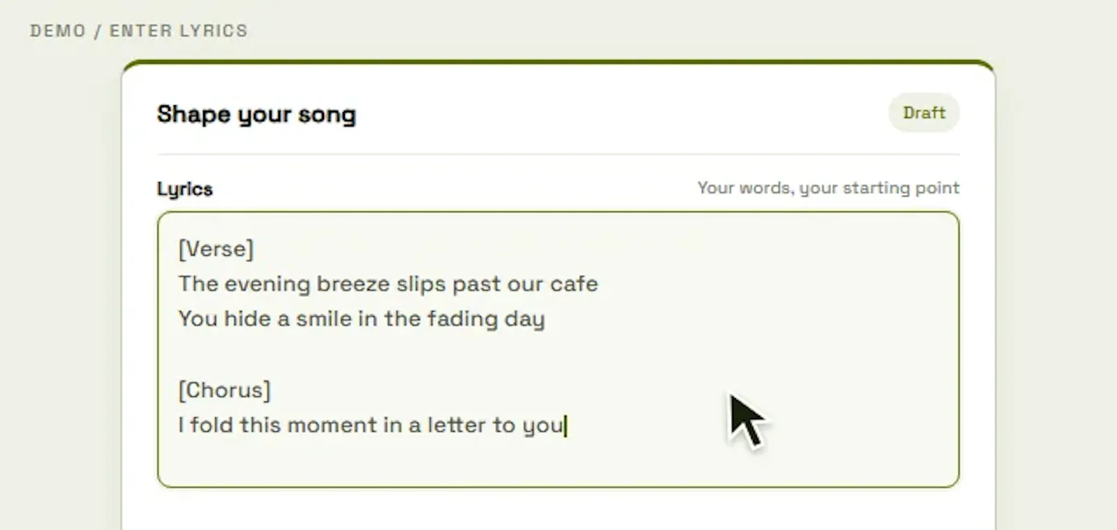 Lyrics to Song AI screenshot 4