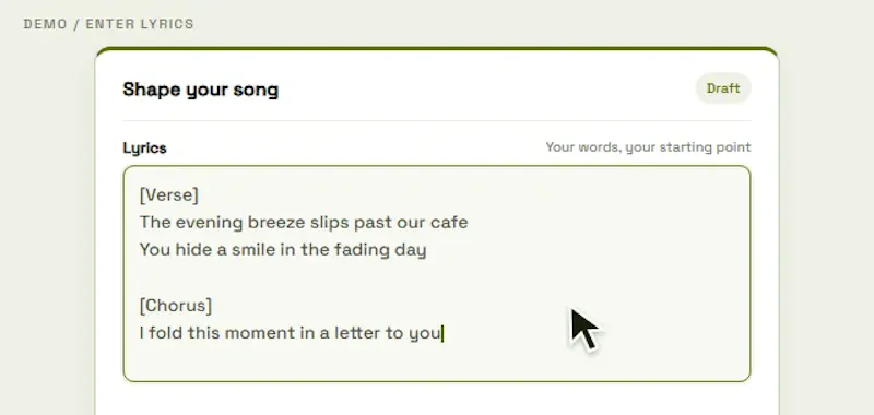 Lyrics to Song AI screenshot 4