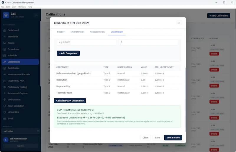 Cali V3 – Precision Calibration Software screenshot 6