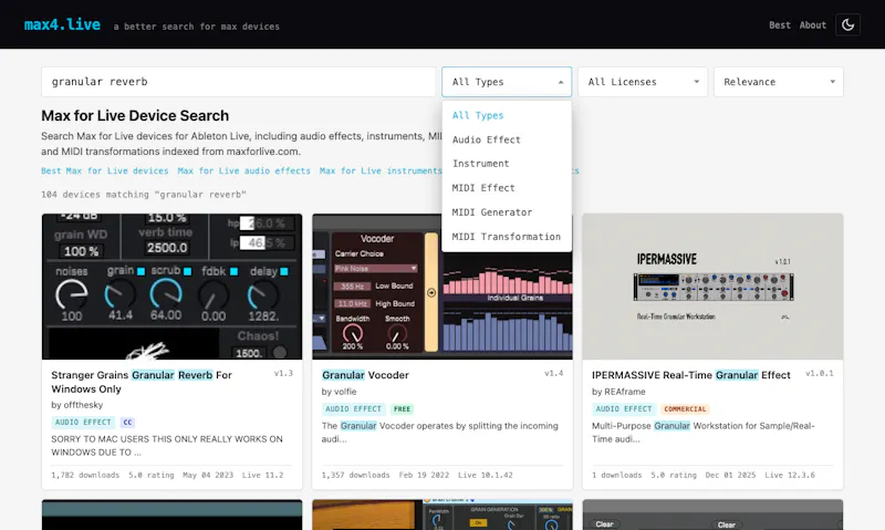max4.live screenshot 2
