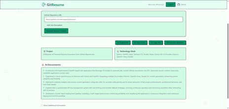 GitResume gallery image