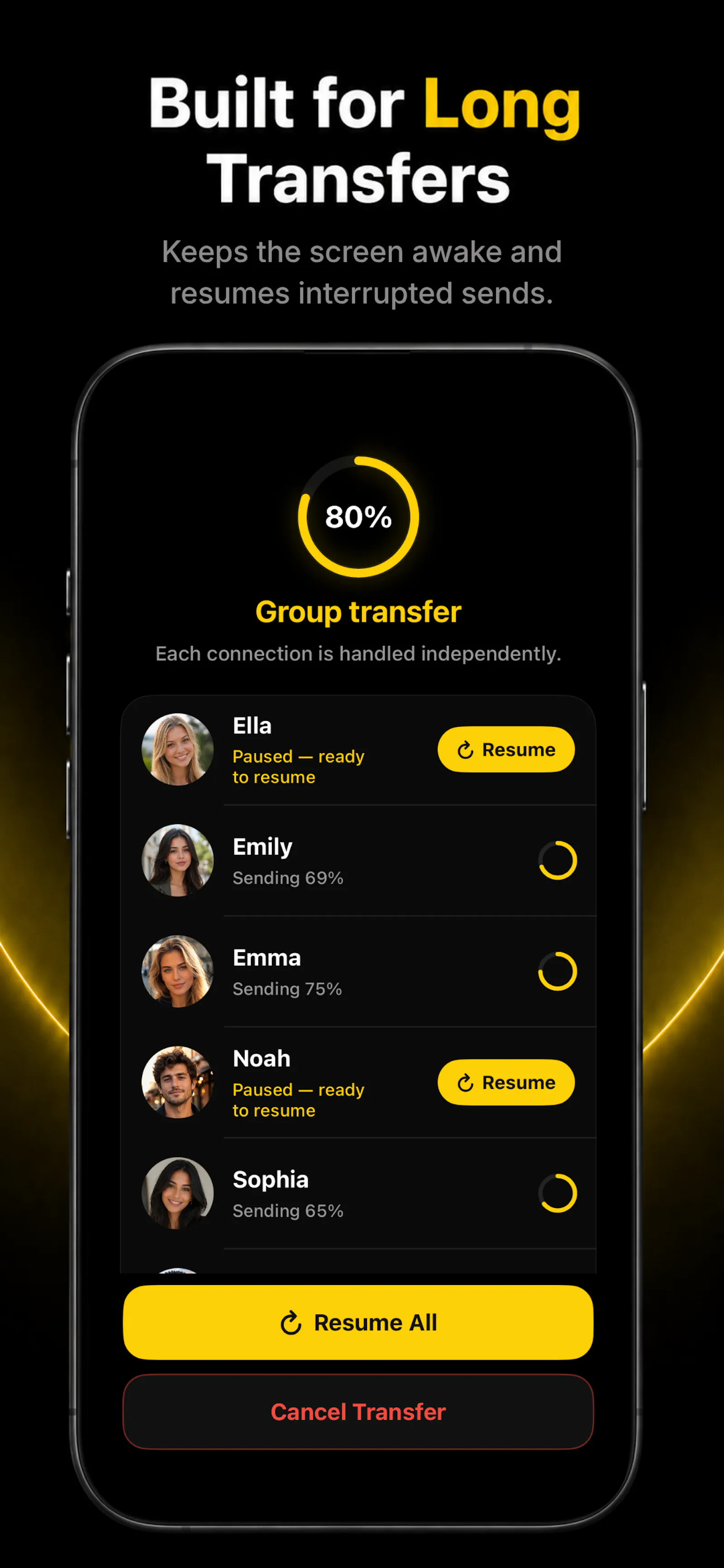 Burstsend screenshot 6
