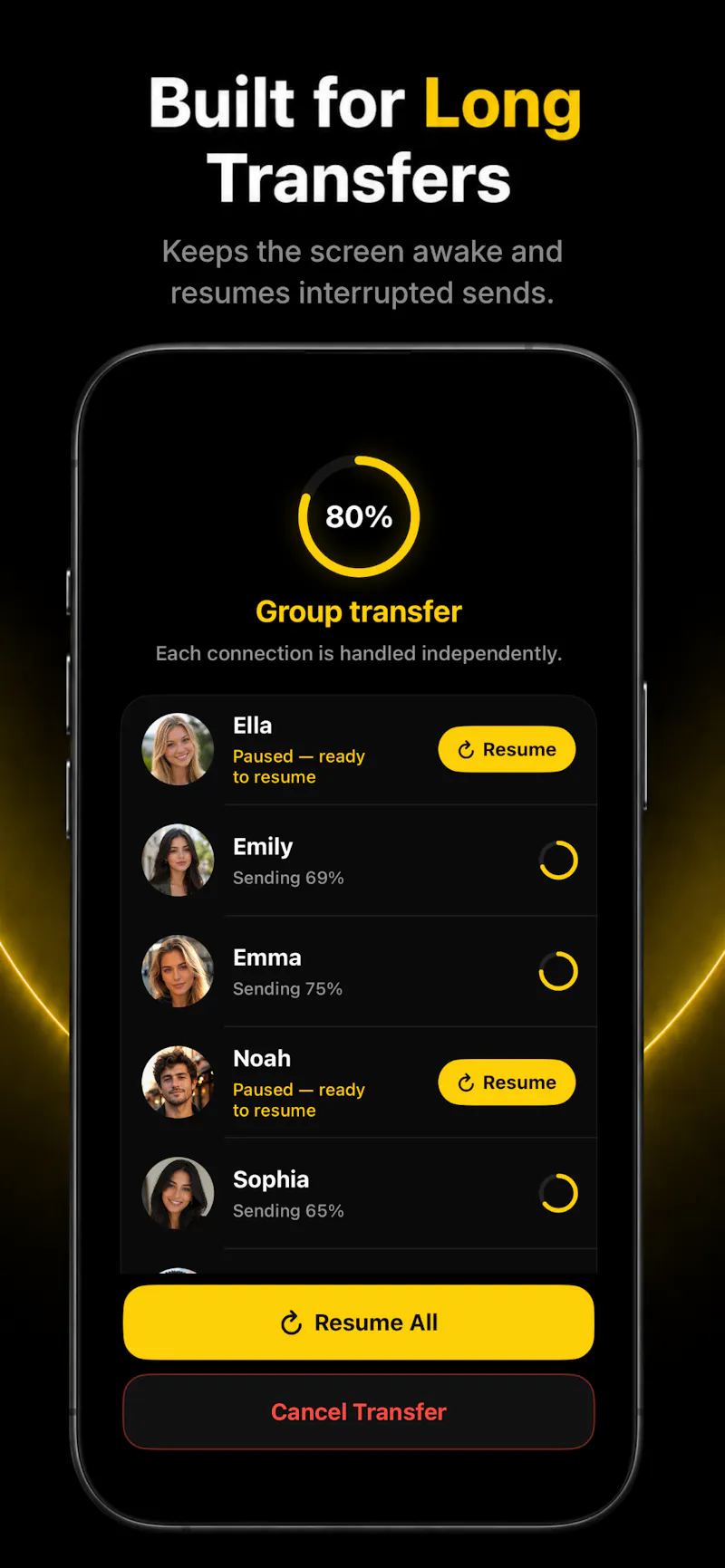 Burstsend screenshot 6