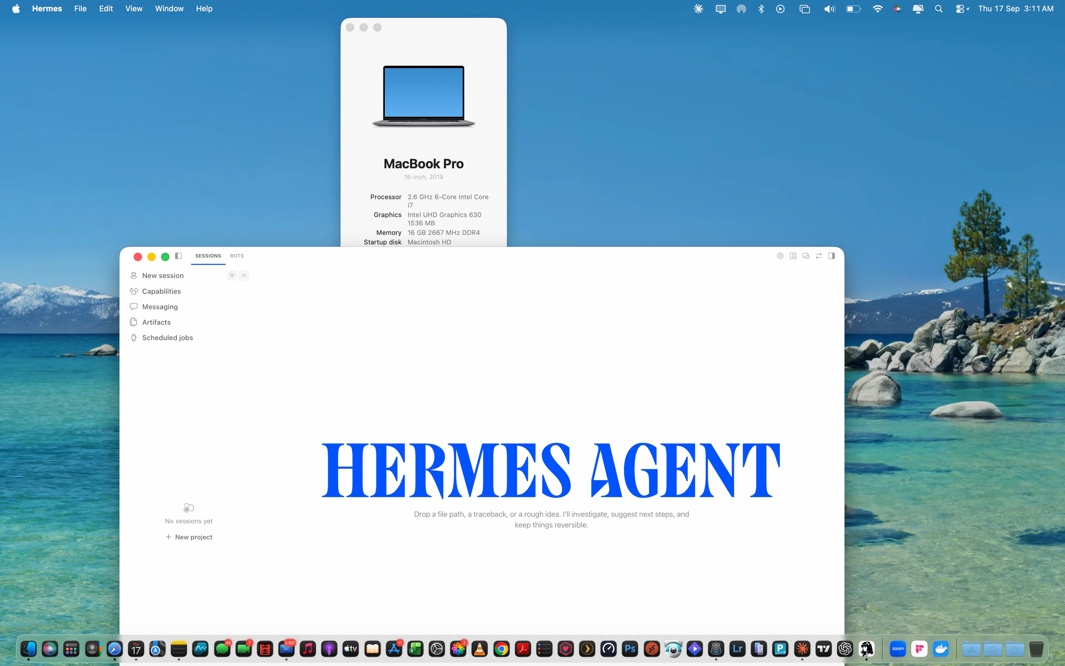 Hermes Agent for Intel Mac logo
