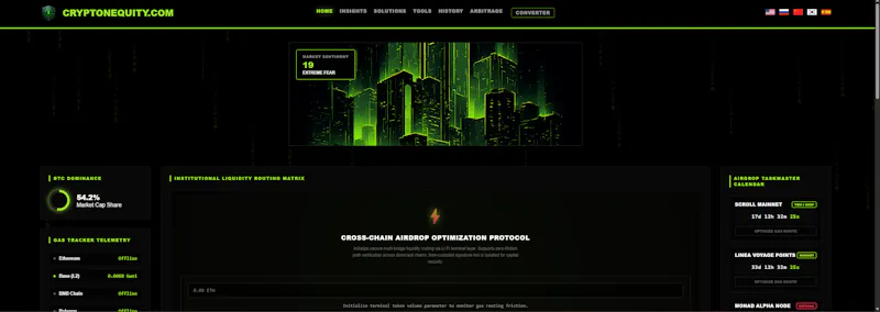 CRYPTONEQUITY screenshot 1