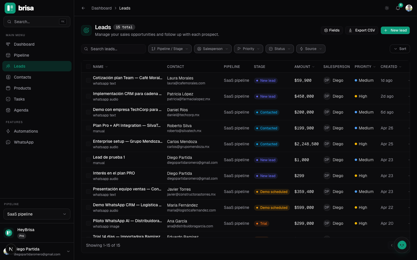 Brisa CRM gallery image