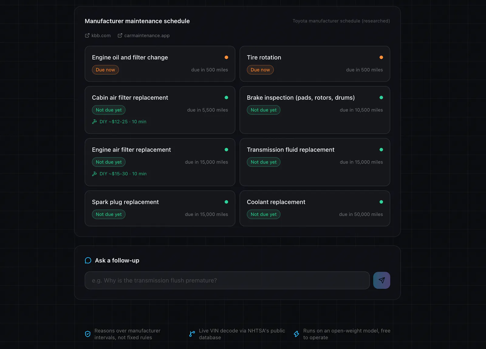 Service Audit agent screenshot 5
