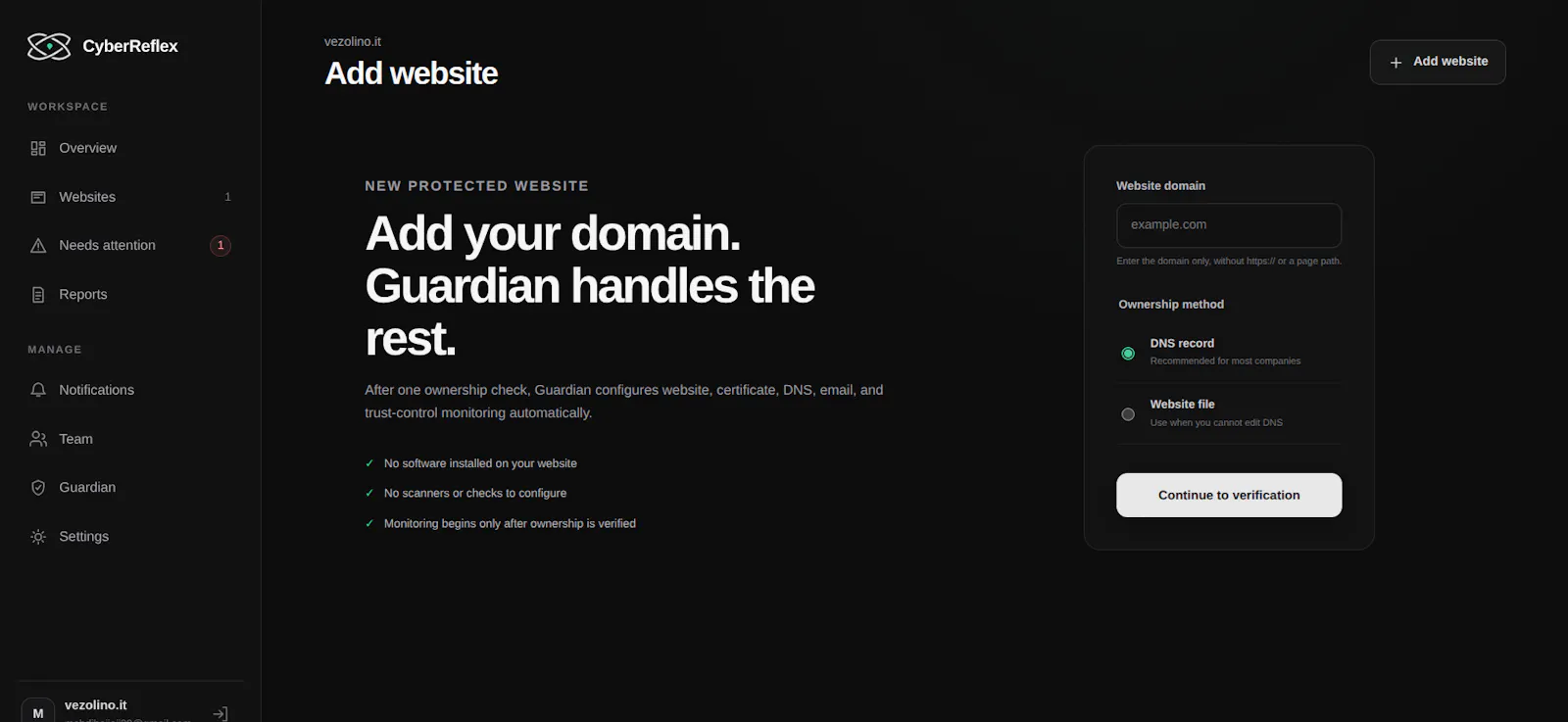 CyberReflex Guardian screenshot 2