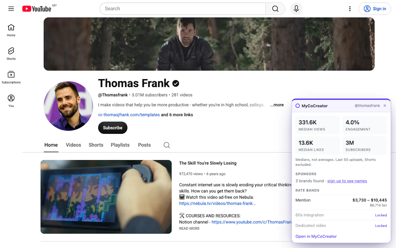 MyCoCreator for YouTube-Chrome Extension screenshot 3