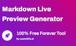 Markdown Live Preview Generator image