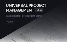 Universal Project Management v2.0 media 1