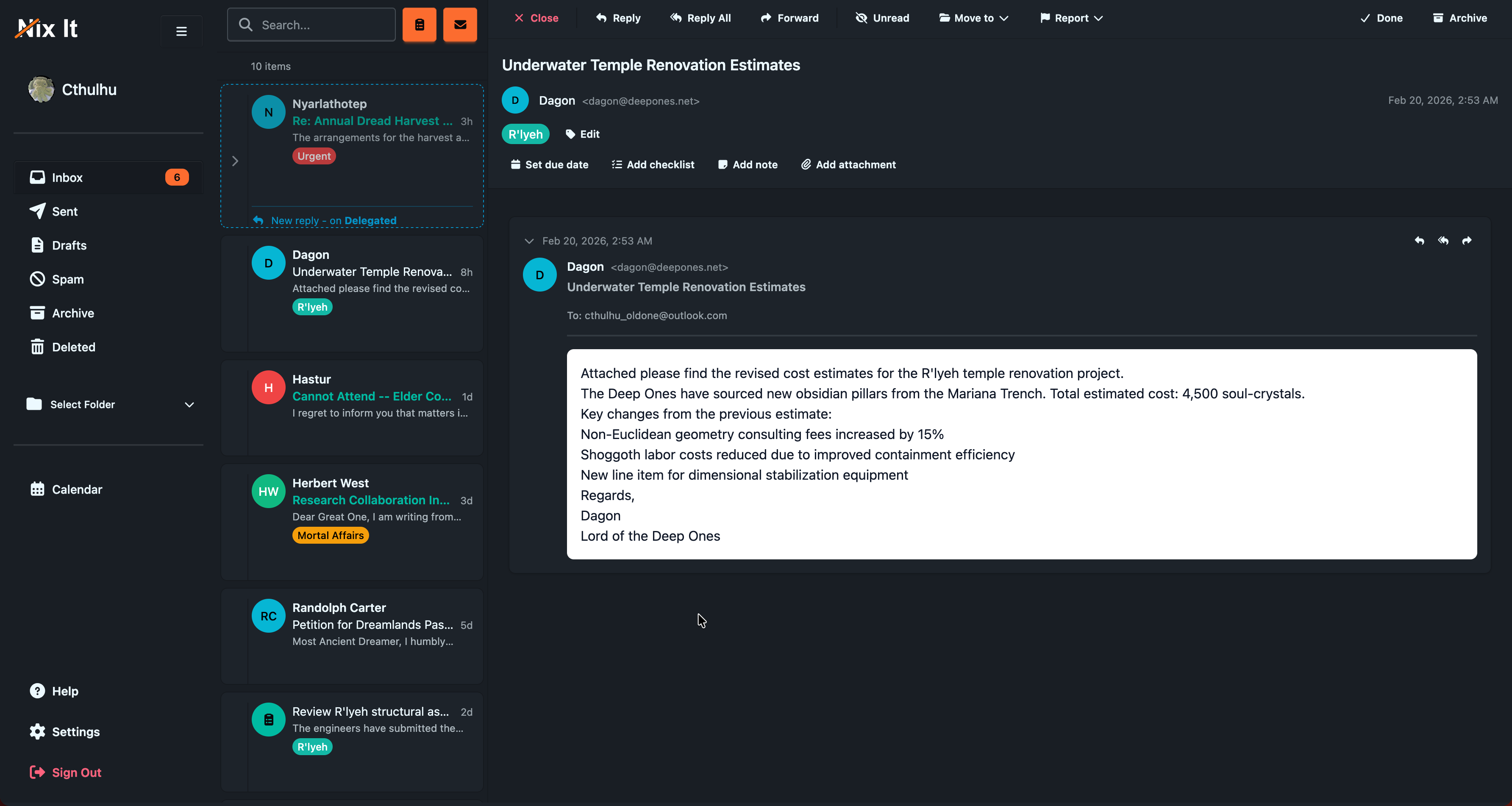 Nix It - Screenshot 3 showing product features and functionality