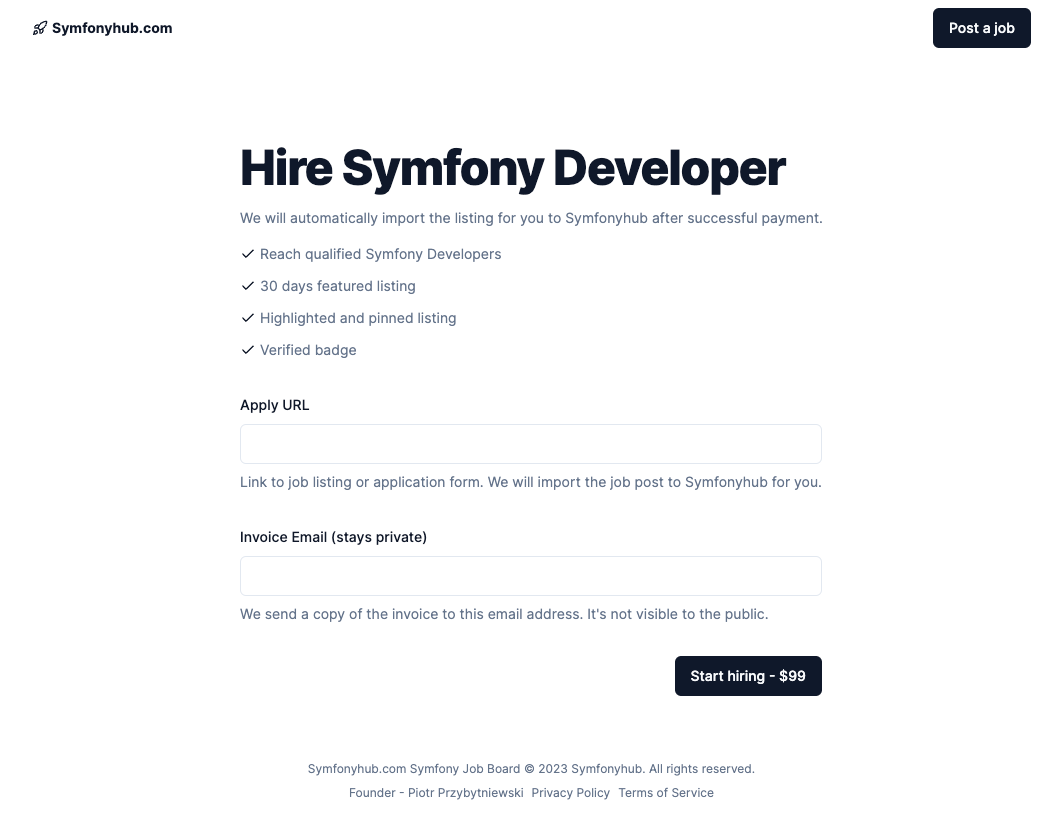 Média Symphonie - Board de travail pour les développeurs Symfony uniquement 2