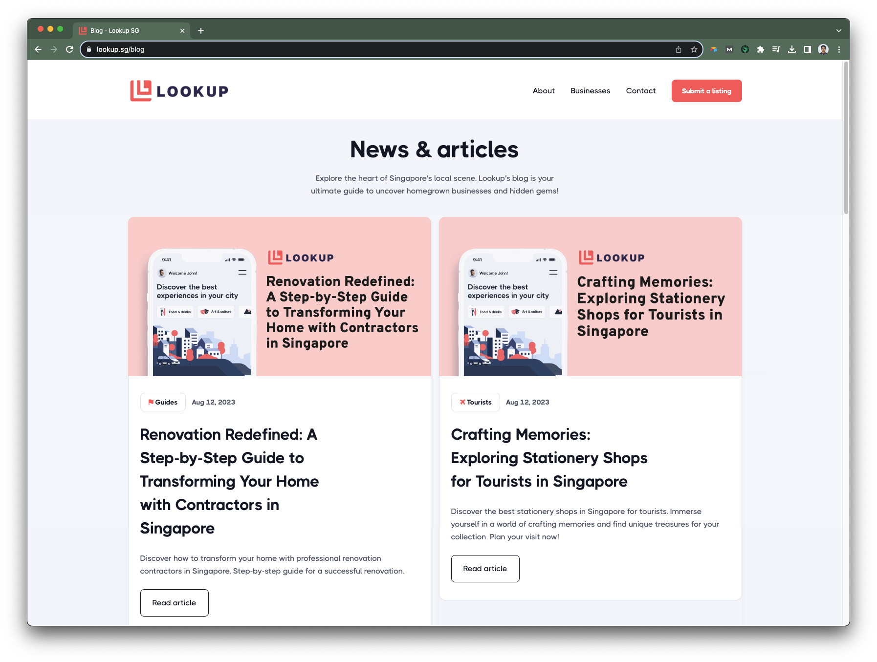 Lookup SG media 4
