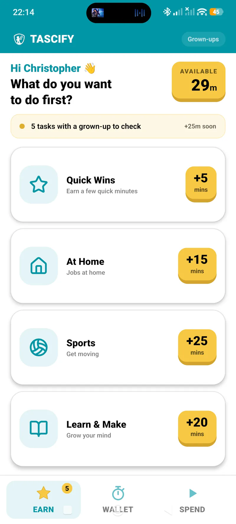 Tascify screenshot 1