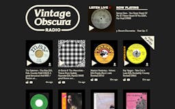 Vintage Obscura Radio media 1