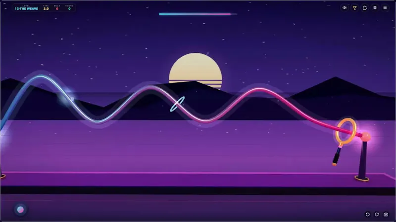 Voltline: Buzz Wire Arcade screenshot 1 (video preview)