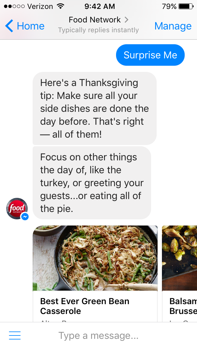 Food Network on Messenger gallery image