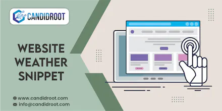 Website Weather Snippet gallery image
