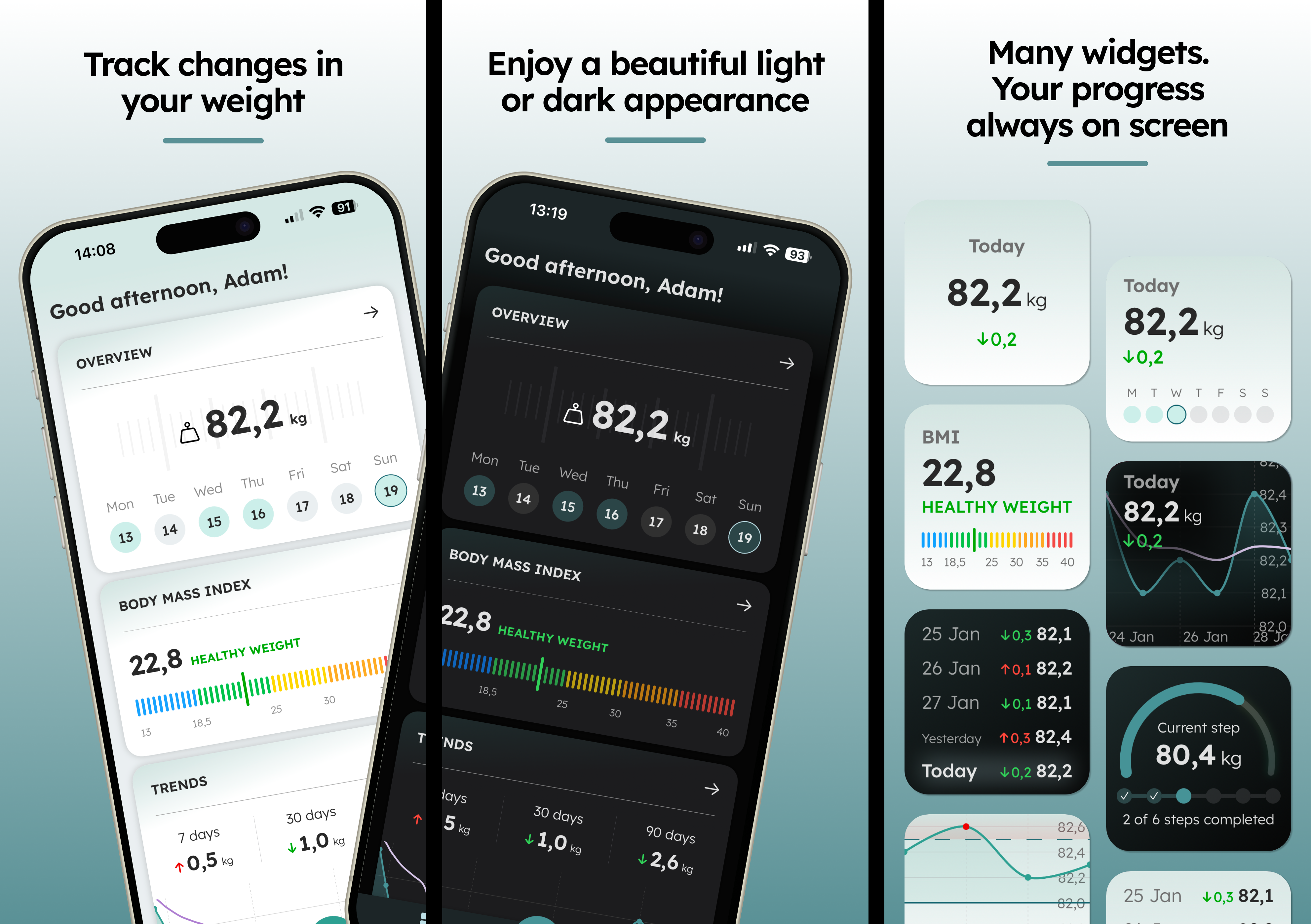 FitLog — Weight Tracker gallery image