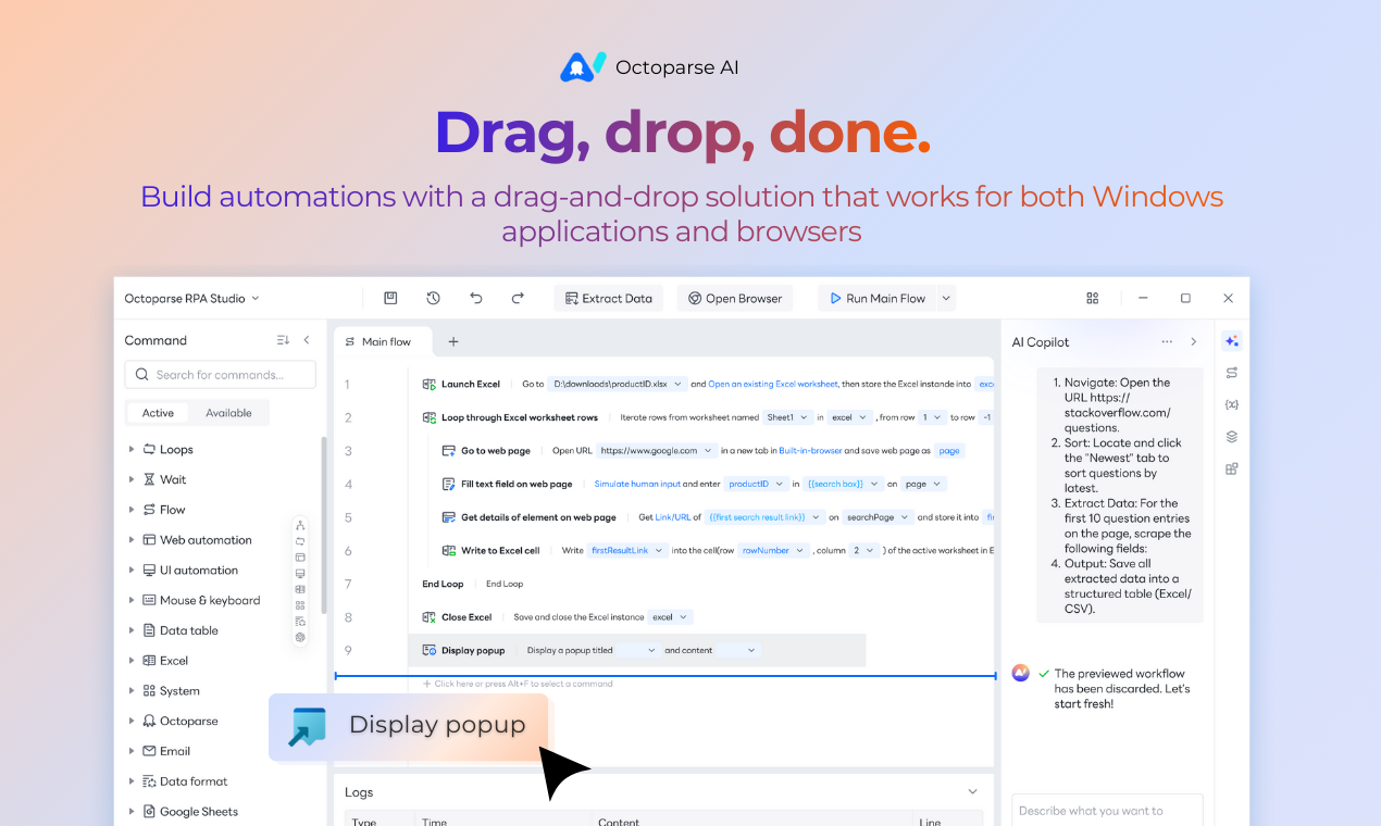 Octoparse AI gallery image