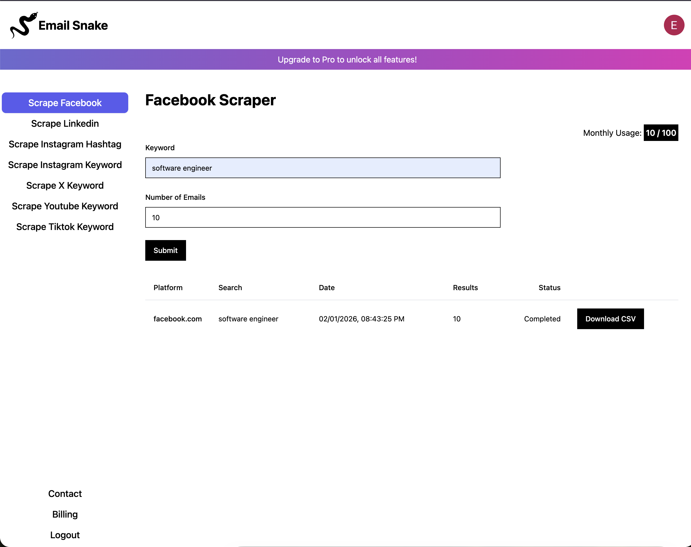 Email Snake gallery image