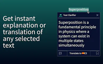 Text Clarifier AI for Chrome gallery image
