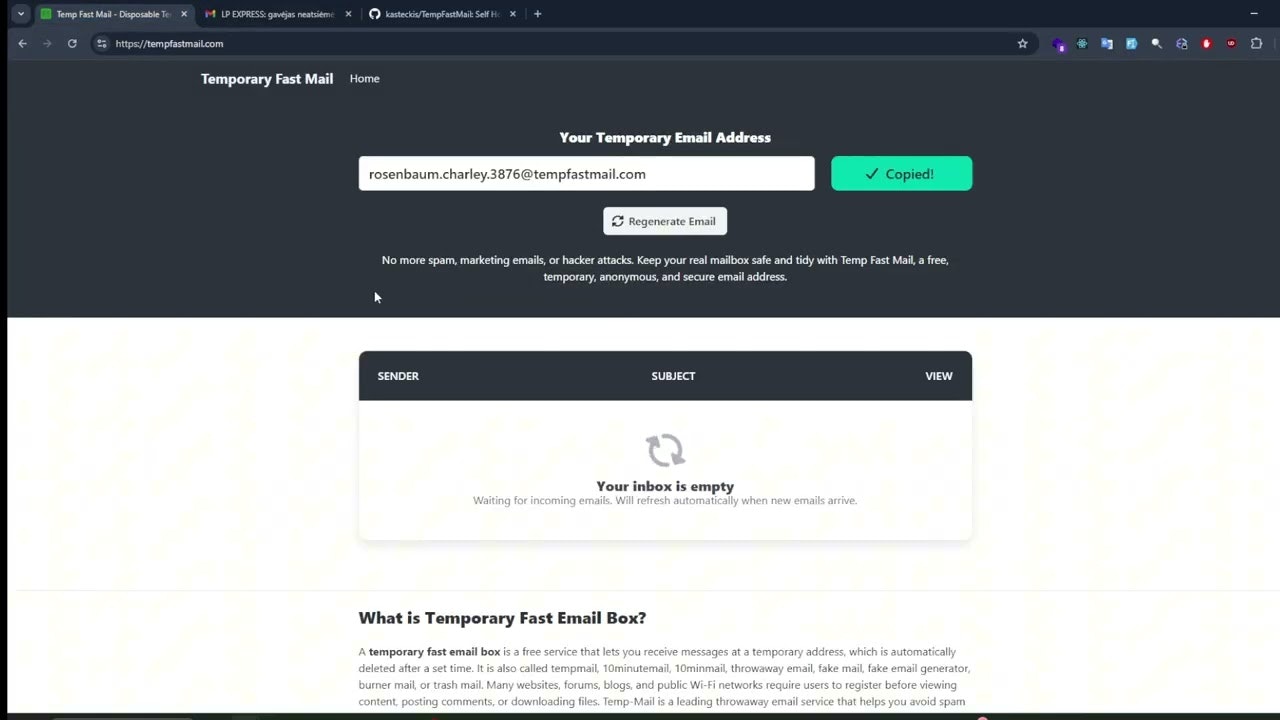 Temp Fast Mail gallery image