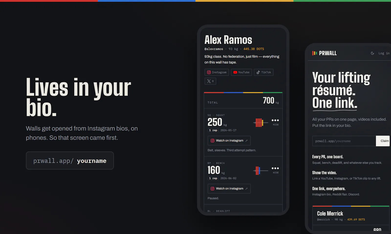PRWALL — For Lifters screenshot 5