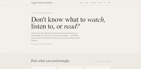Suggest Me Something gallery image