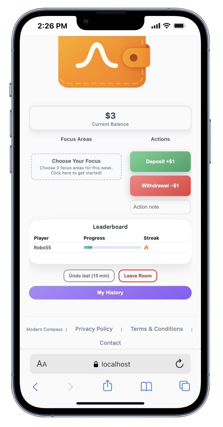 Média Portefeuille impulsif - Tracker de responsabilité sociale pour vous garder aligné sur les objectifs 1