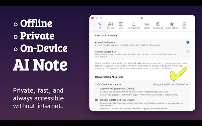 AskNote : On-Deivce AI Notes screenshot 1