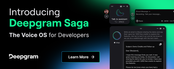Deepgram Saga产品图