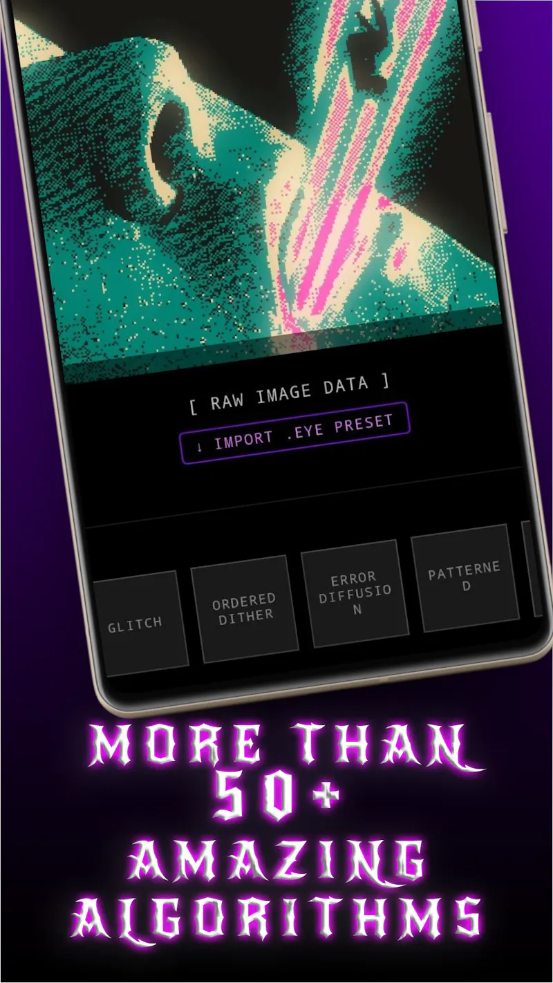 Dither EYE: Image & Video Editor screenshot 1