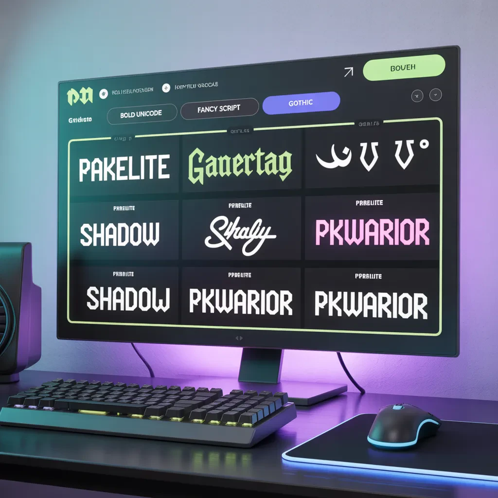 PUBG Name Generator Free Tool
