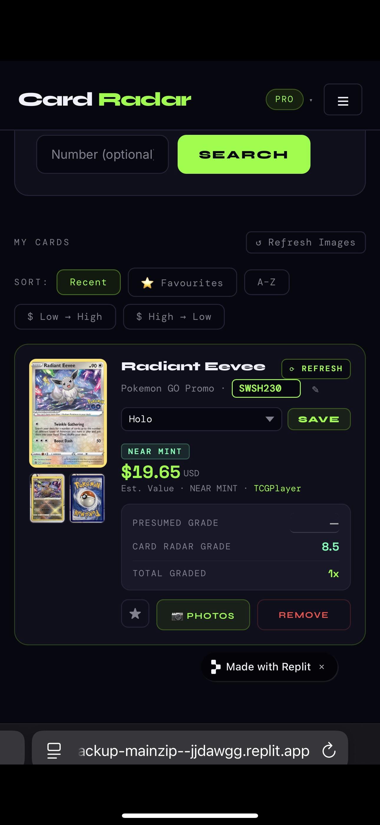 Card Radar — Pokémon Card AI GRADING gallery image