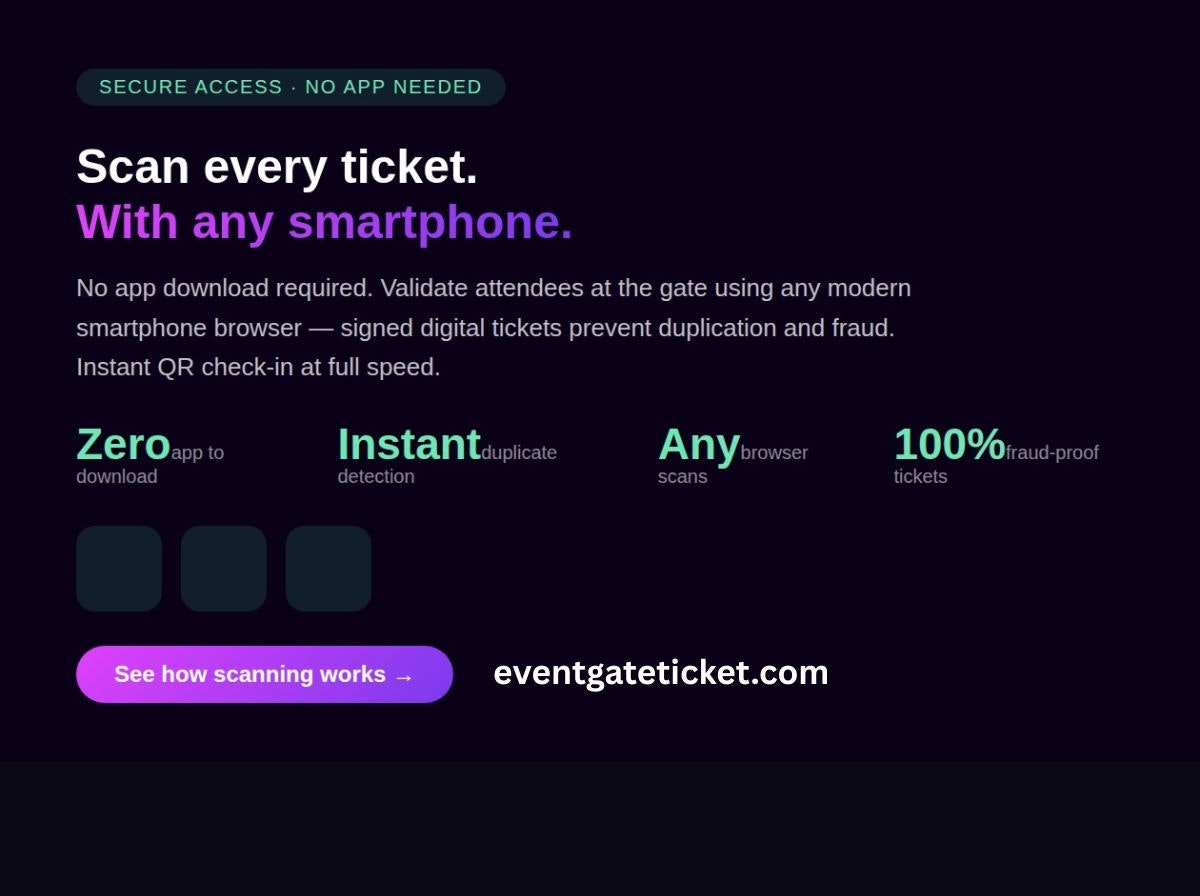 Event QR Ticket Generator gallery image
