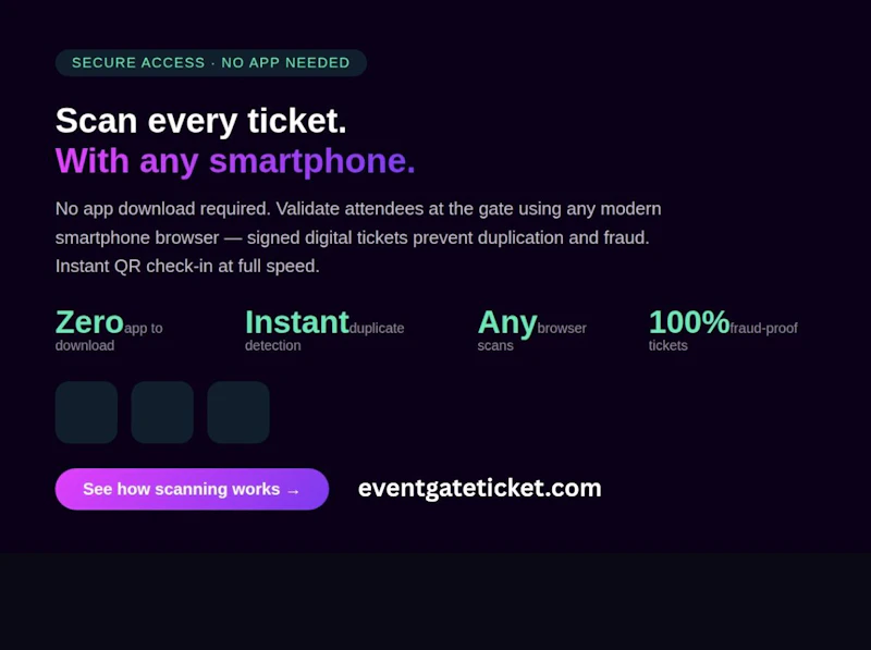 Event QR Ticket Generator screenshot 2