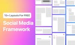 Social Media Framework For Figma image