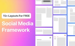 Social Media Framework For Figma media 1