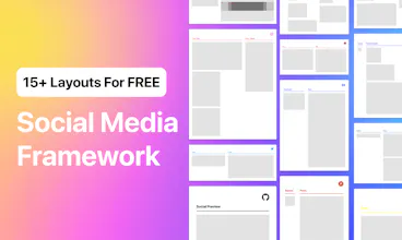 Social Media Framework For Figma gallery image