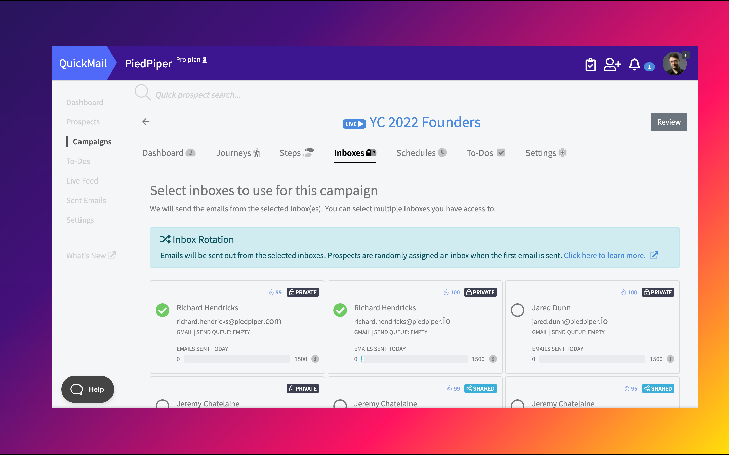 QuickMail Lite - 強力なコールドアウトリーチキャンペーンを無料で実行しますメディア2