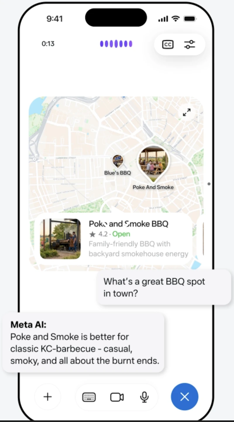 Meta AI Voice Conversations screenshot 3